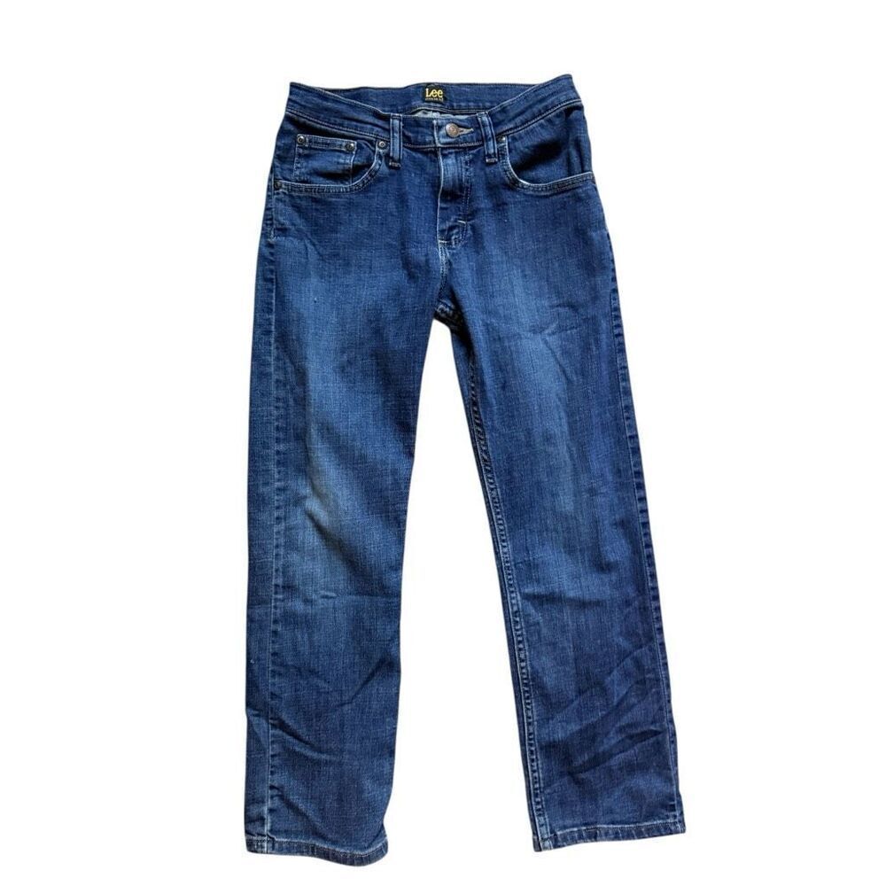 Youth Boys Lee Premium Regular Fit  Straight Leg Select Dark Rinse Jeans - Sz 12